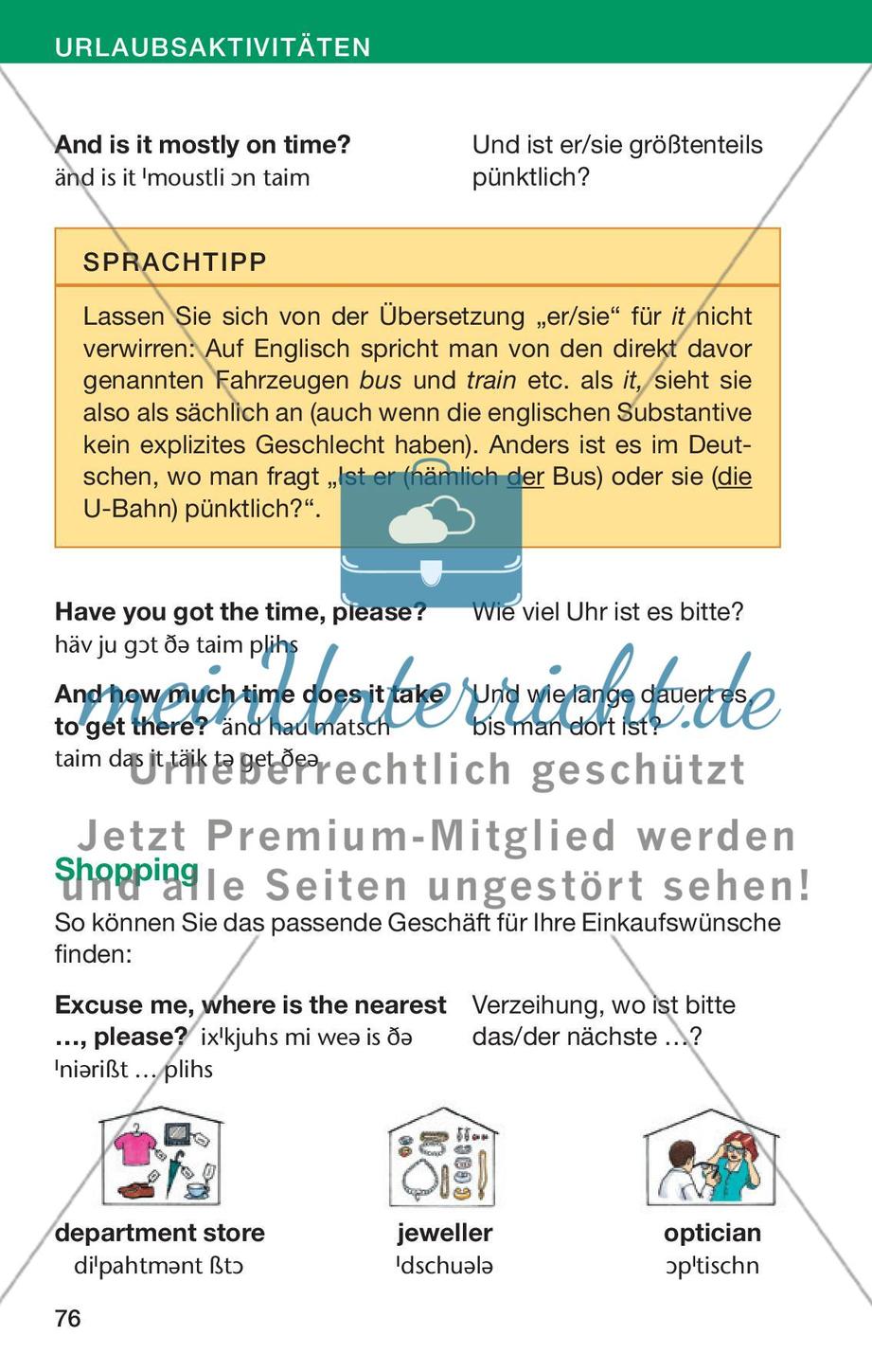 Urlaubsaktivitäten Preview 2