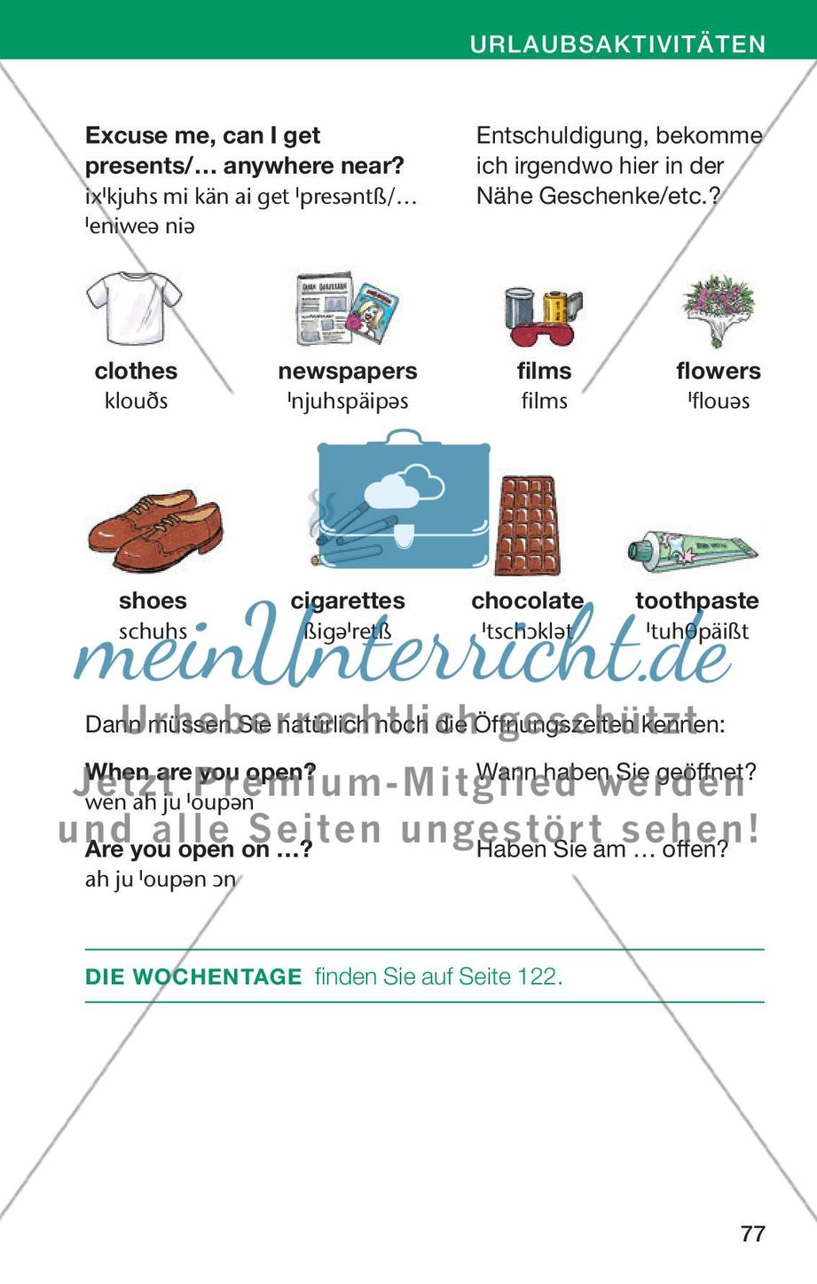 Urlaubsaktivitäten Preview 3