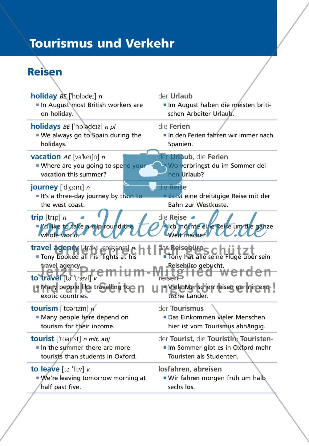 Tourismus und Verkehr Preview 1