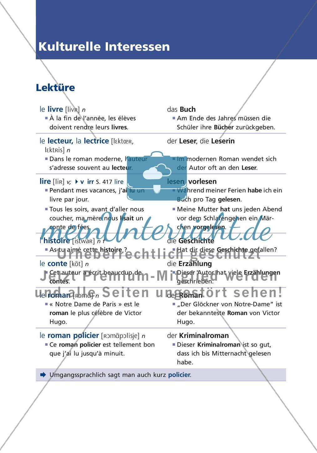 Kulturelle Interessen Preview 1
