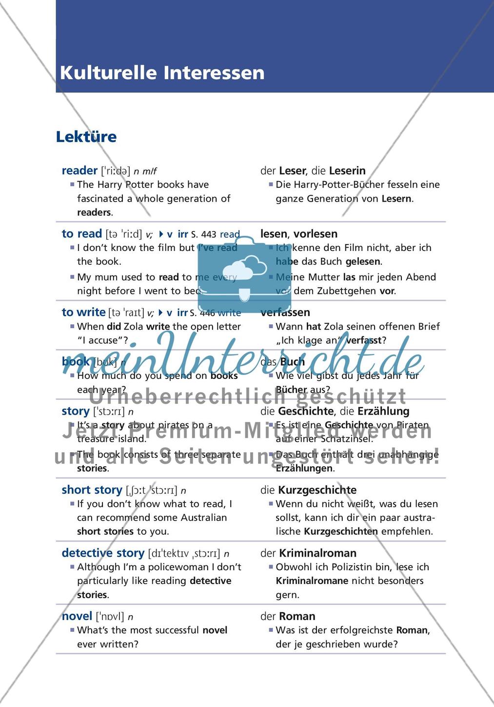 Kulturelle Interessen Preview 1