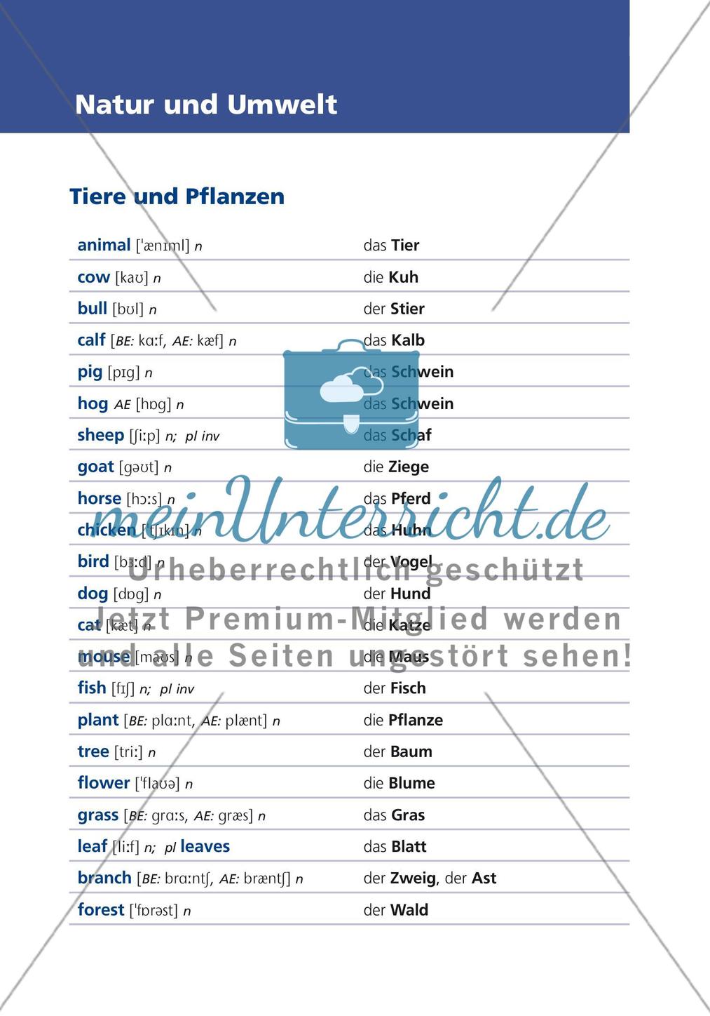 Natur und Umwelt Preview 1