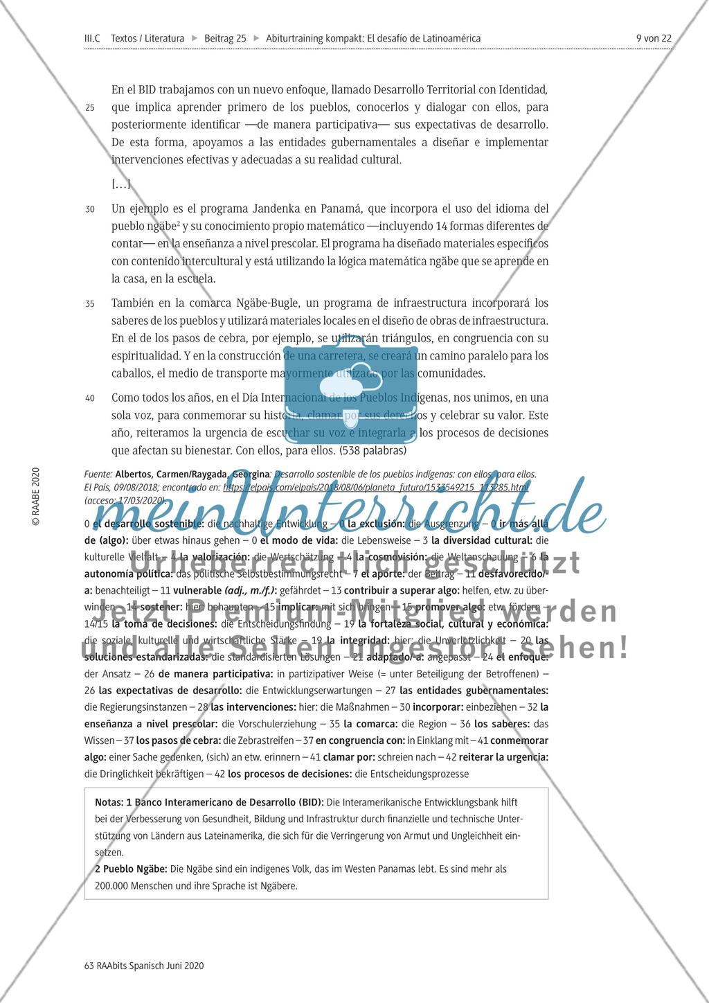Klausurvorschlag – Spanisch neu einsetzend, Grundkurs Preview 2