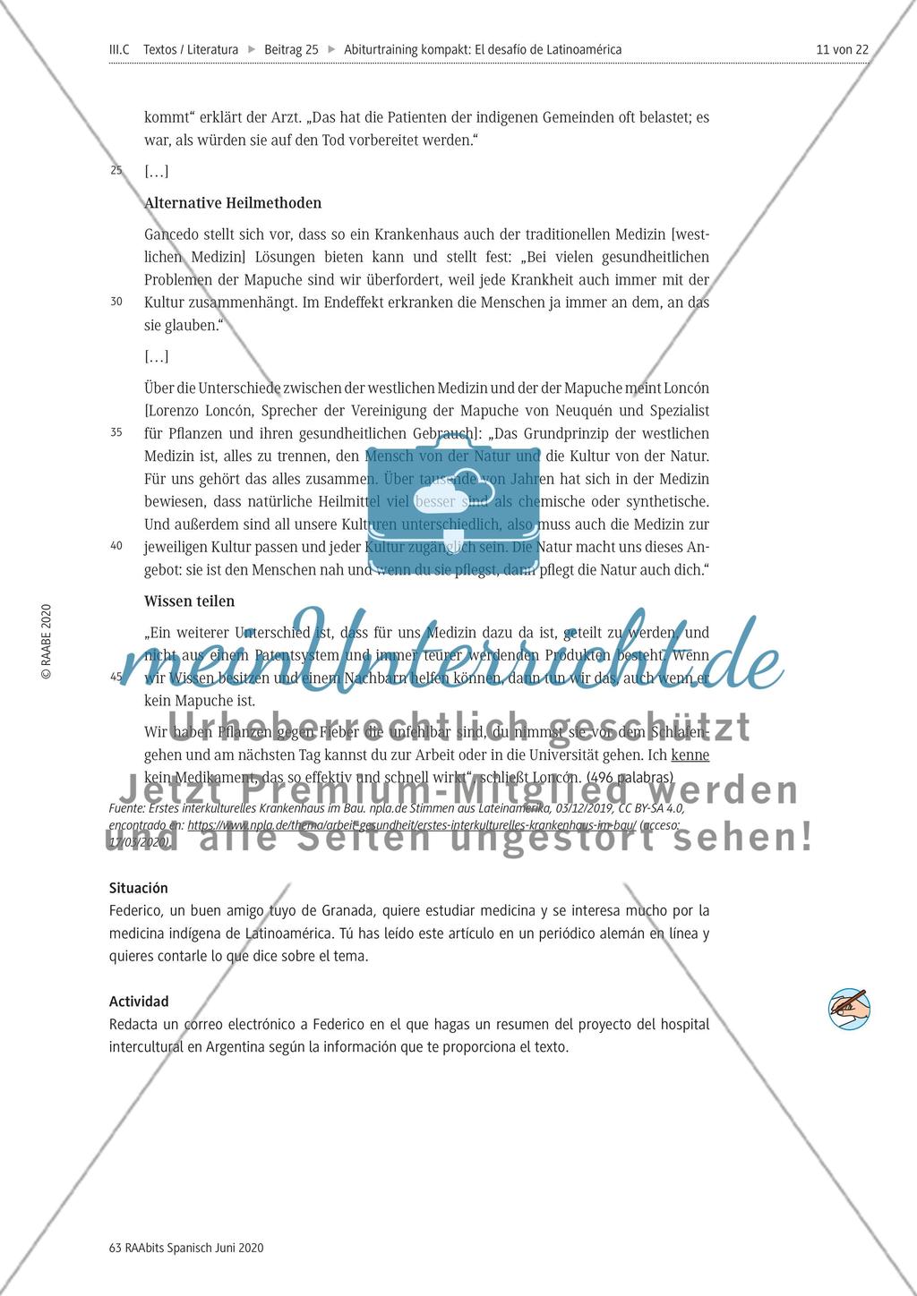 Klausurvorschlag – Spanisch neu einsetzend, Grundkurs Preview 4
