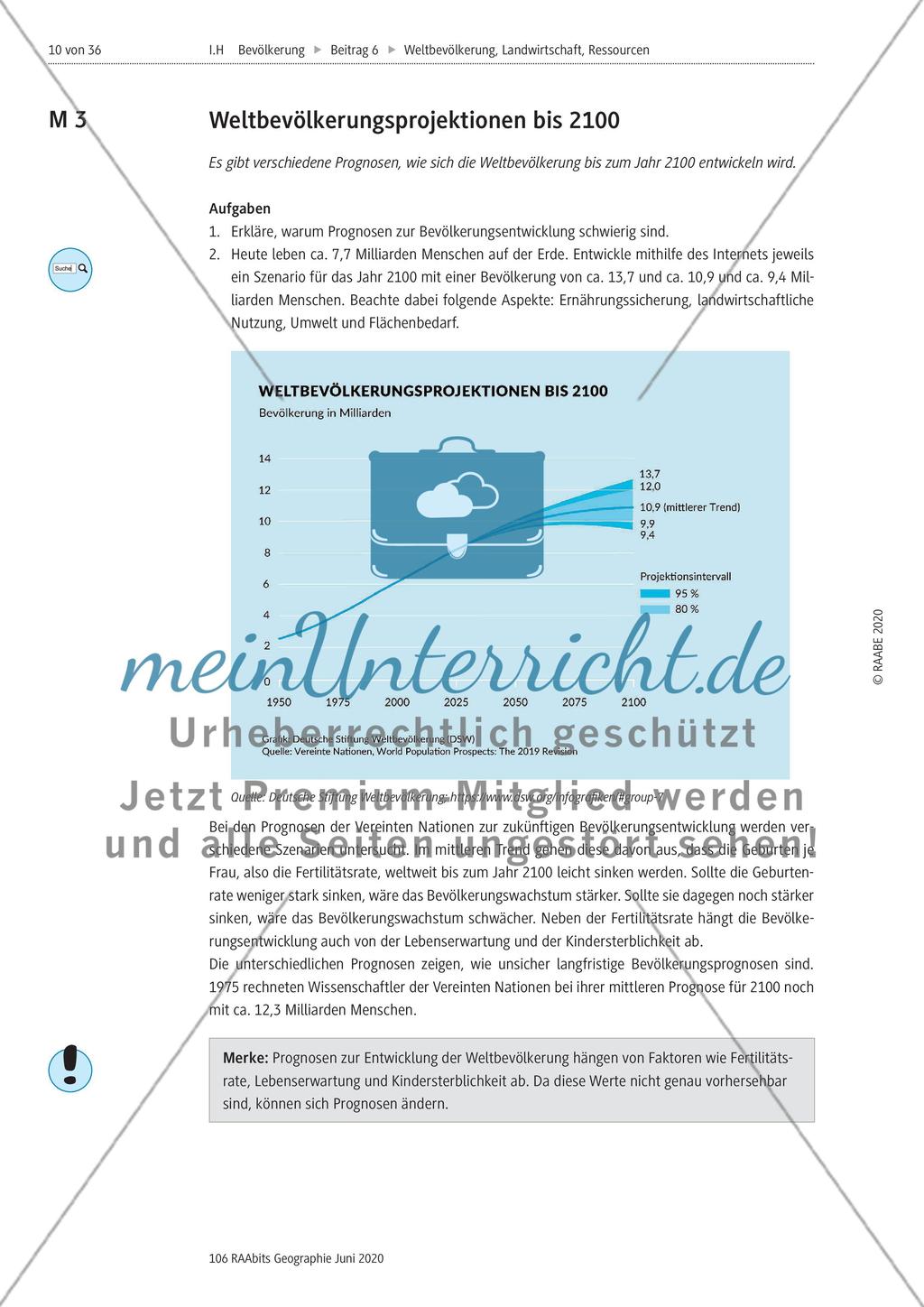 Entwicklung der Weltbevölkerung Preview 3