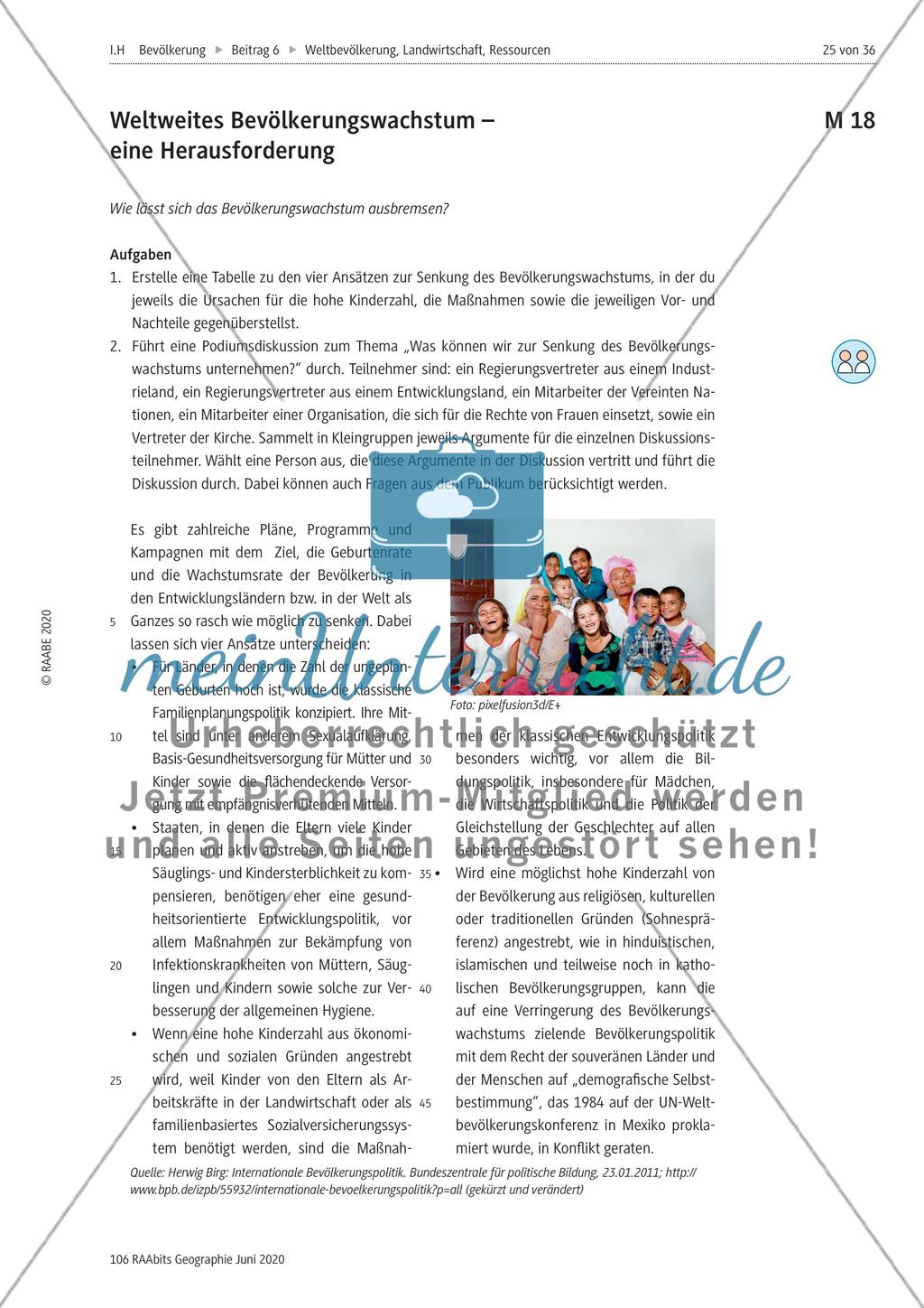 Maßnahmen zur Senkung des Bevölkerungswachstums Preview 3