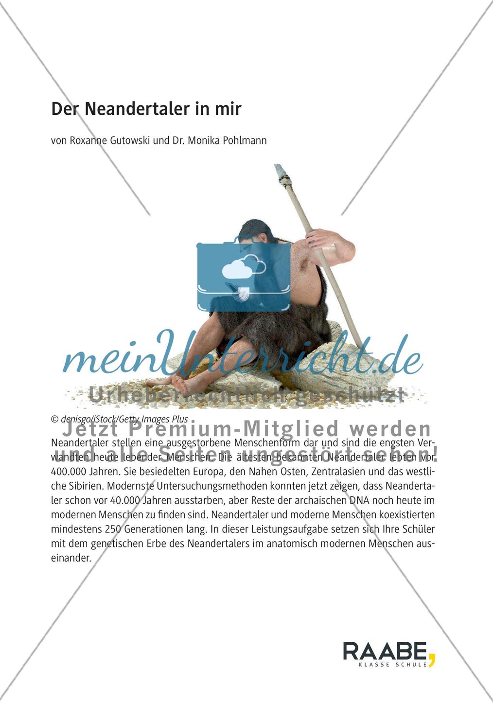Der Neandertaler in mir – Genetisches Erbe im modernen Menschen Preview 1