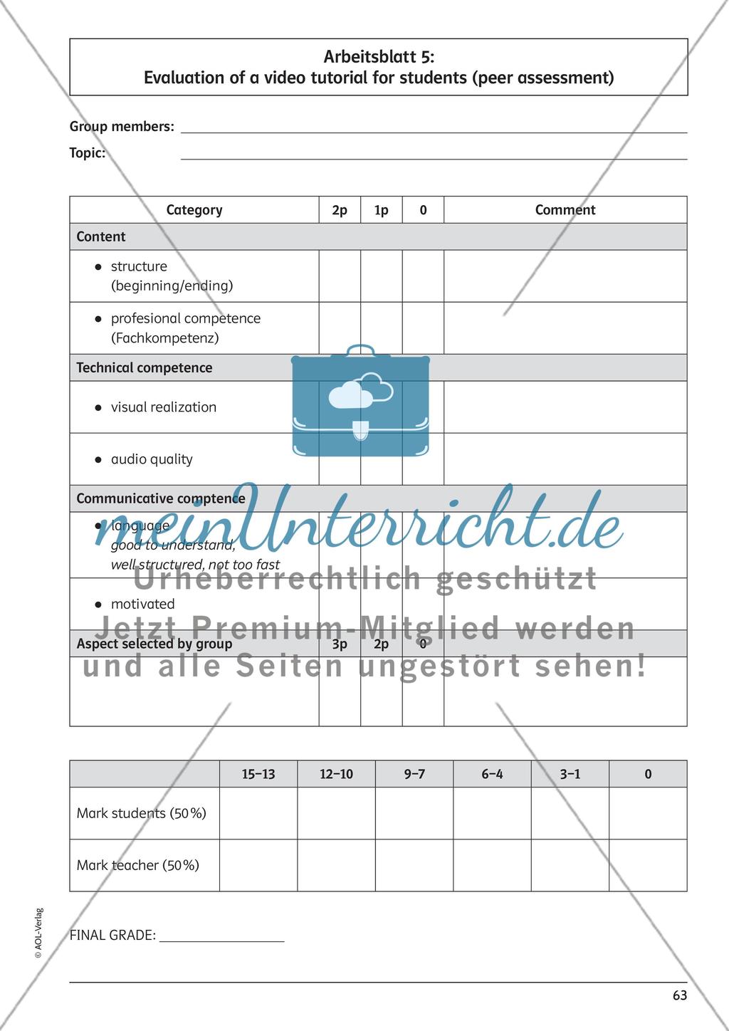 Lehrvideos aus Schülerhand – Von der Rezeption zur Produktion Preview 8