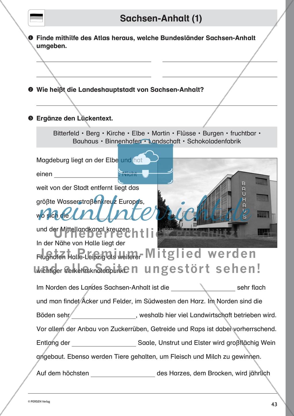 Die Bundesländer: Bremen, Sachsen-Anhalt, Sachsen, Niedersachsen Preview 4