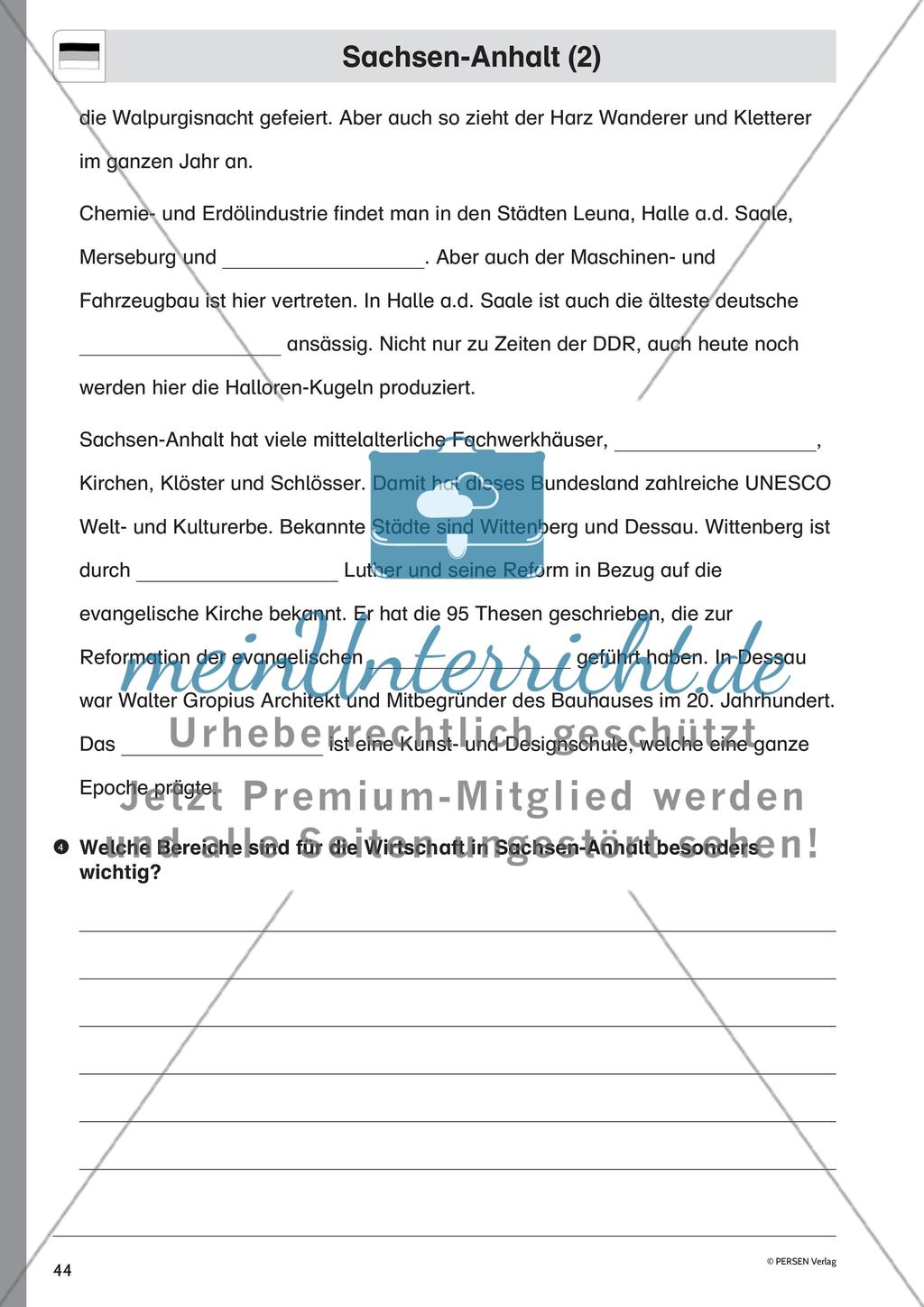 Die Bundesländer: Bremen, Sachsen-Anhalt, Sachsen, Niedersachsen Preview 5