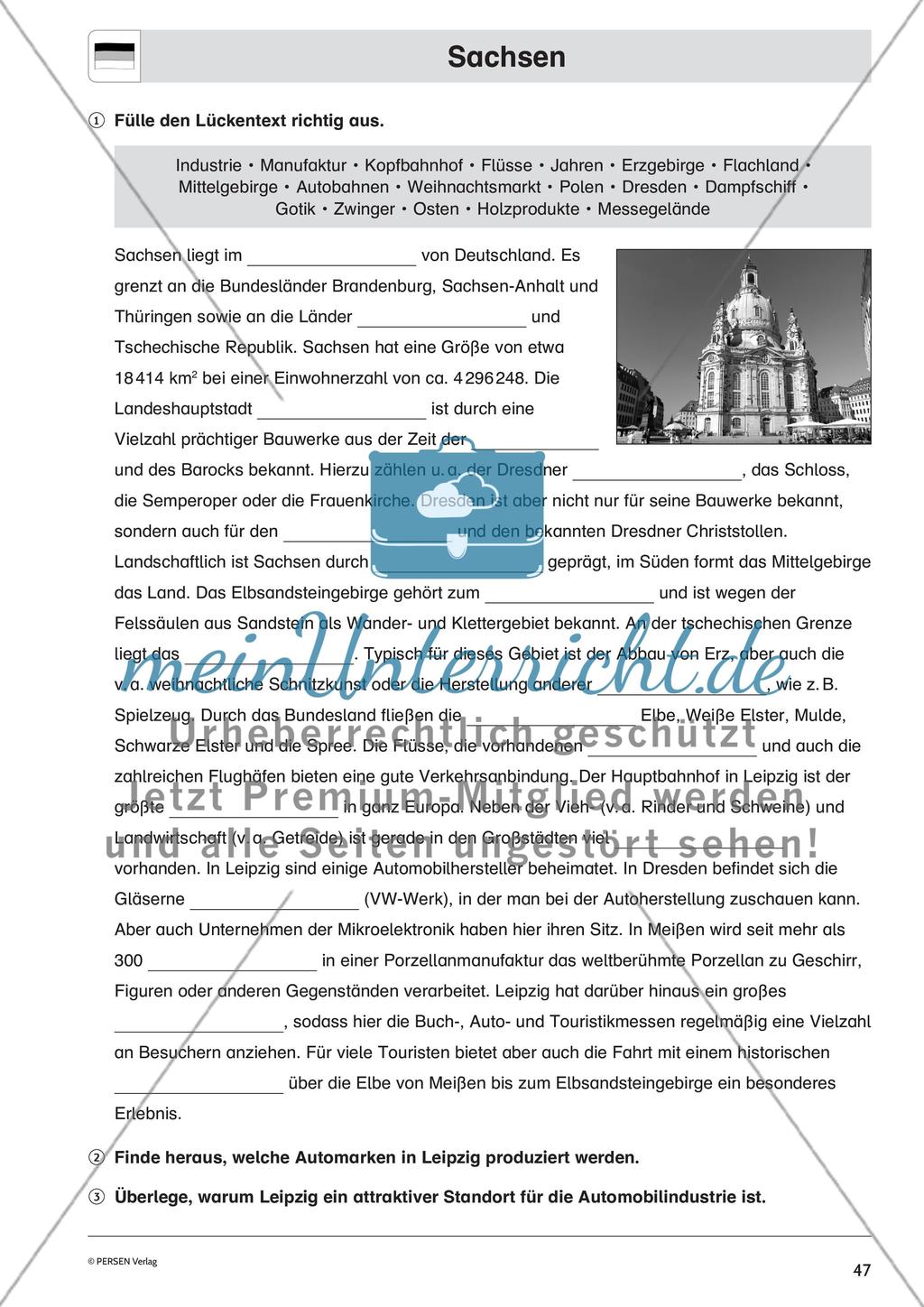Die Bundesländer: Bremen, Sachsen-Anhalt, Sachsen, Niedersachsen Preview 8