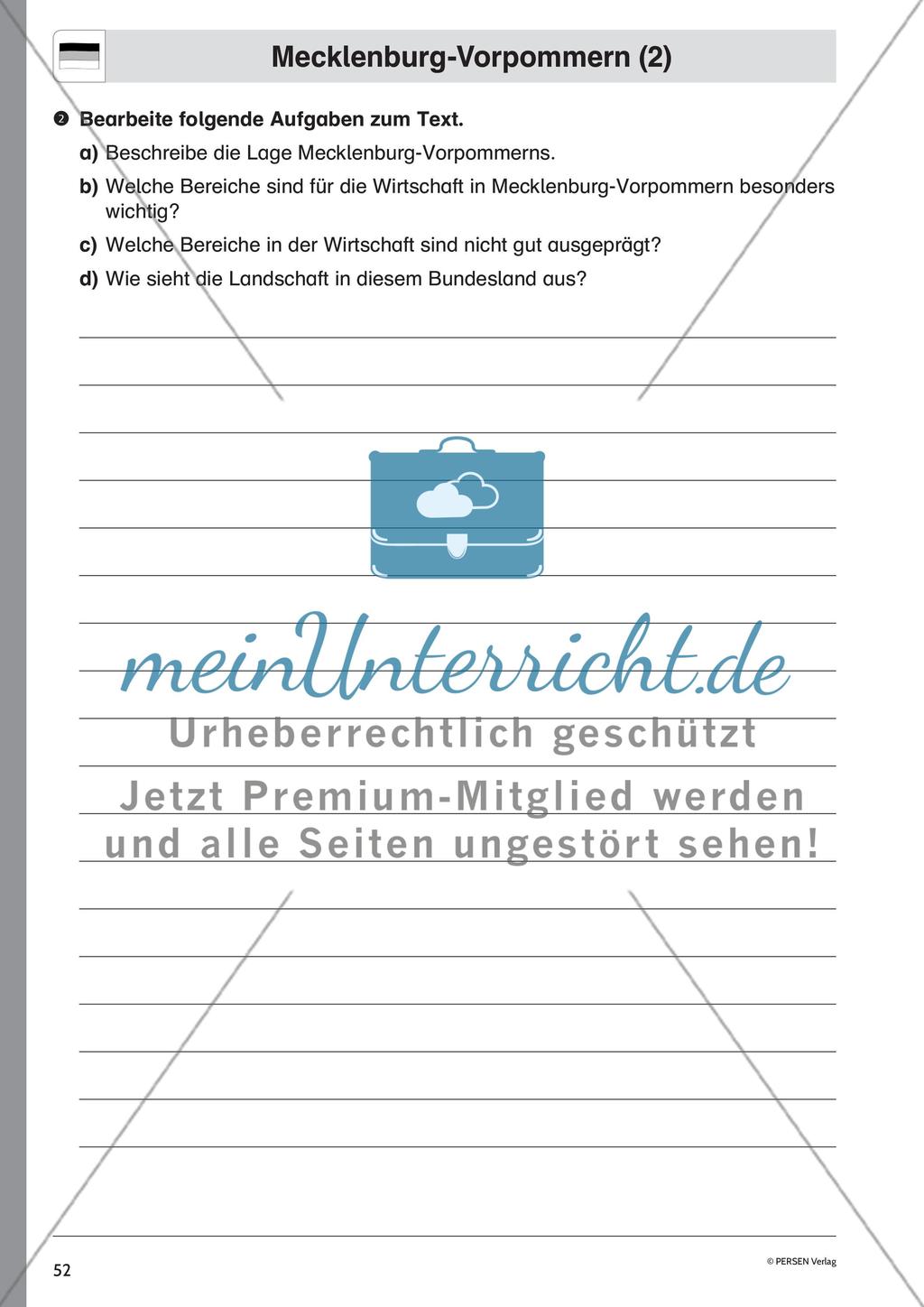 Die Bundesländer: Mecklenburg-Vorpommern, Thüringen, Brandenburg Preview 2