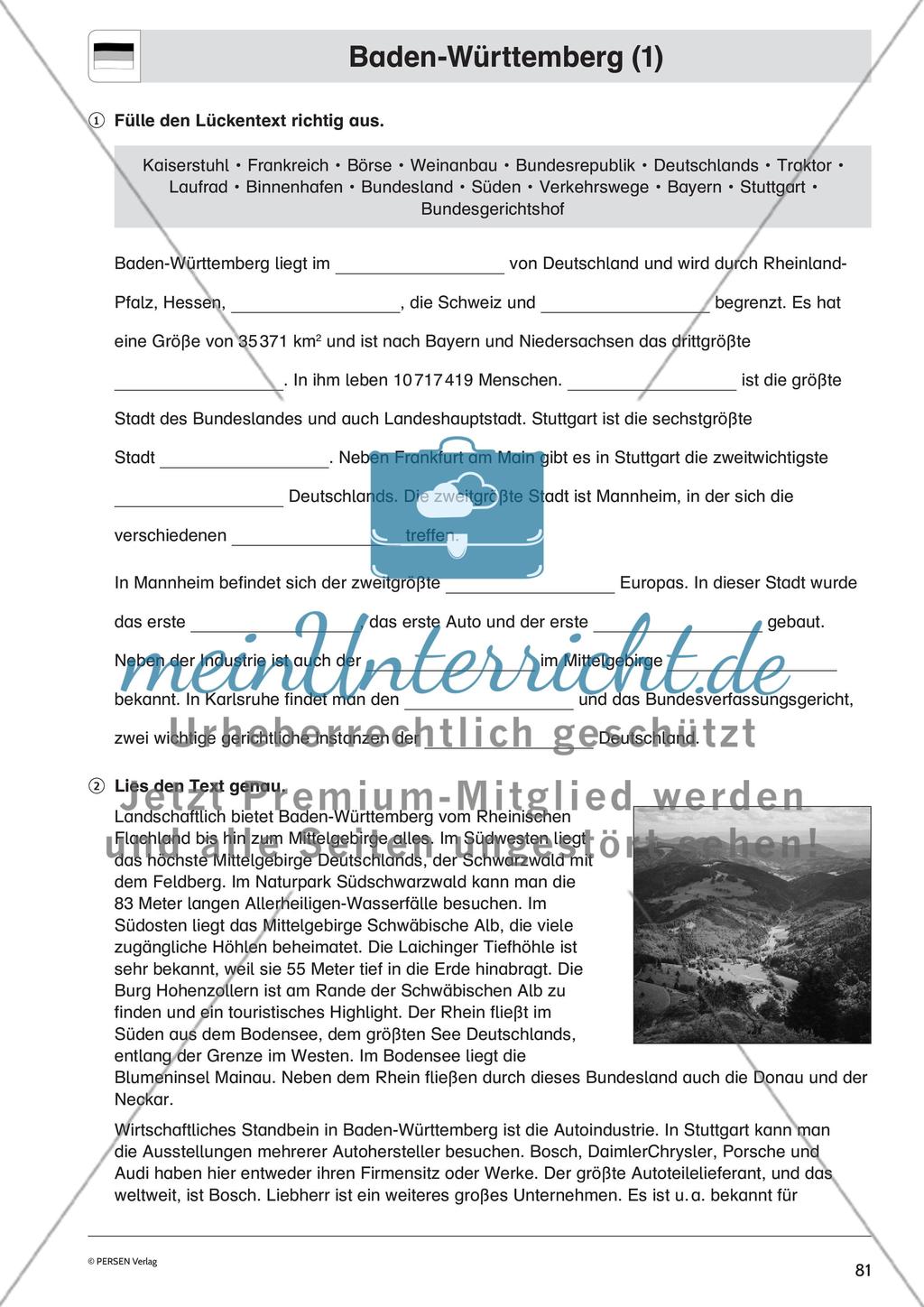 Die Bundesländer: Rheinland-Pfalz, Nordrhein-Westfalen, Baden-Württemberg Preview 10