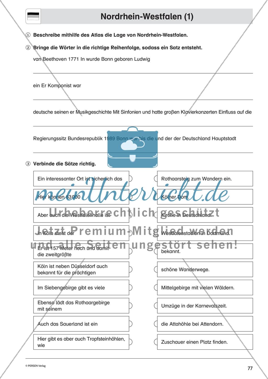 Die Bundesländer: Rheinland-Pfalz, Nordrhein-Westfalen, Baden-Württemberg Preview 6