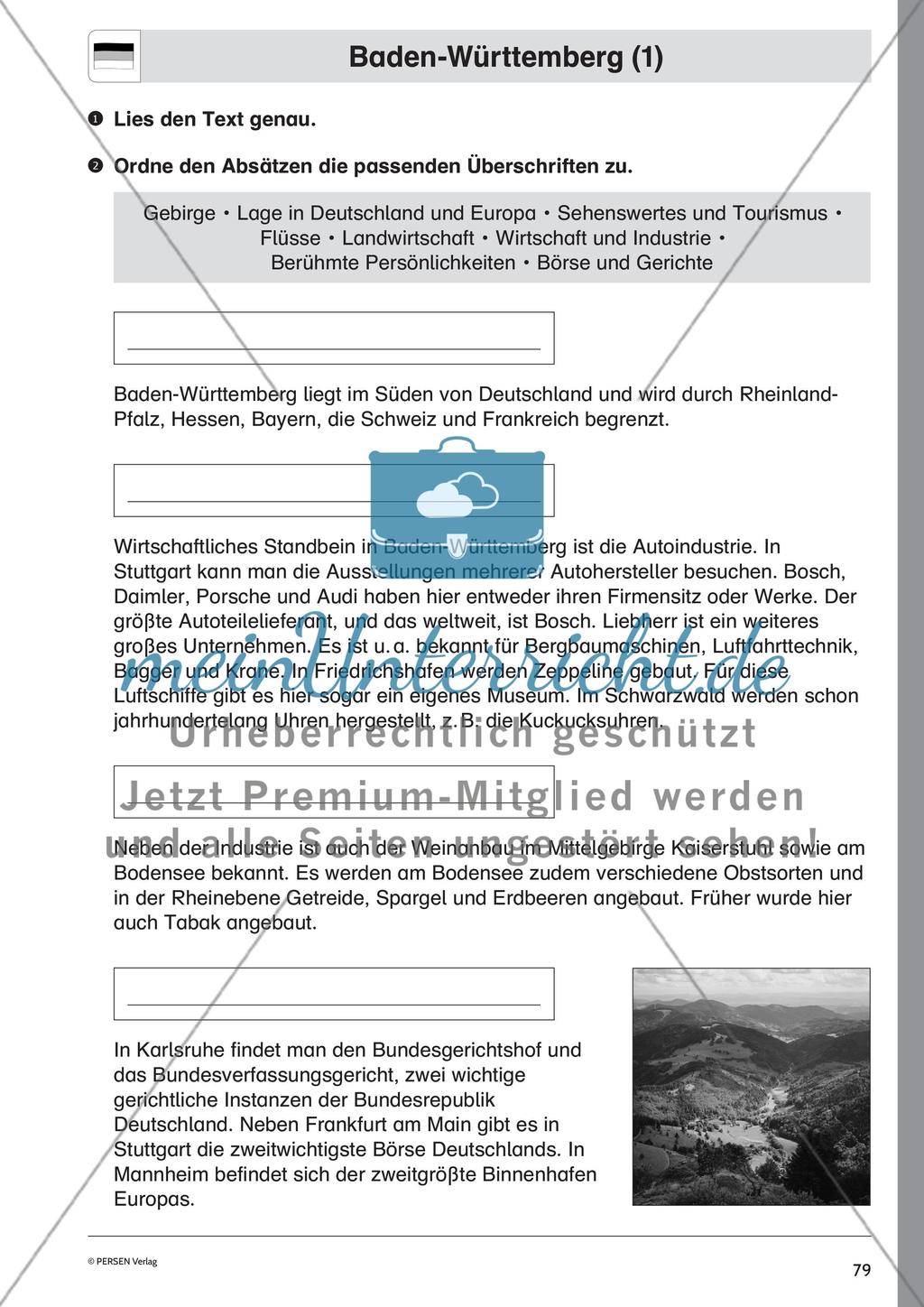 Die Bundesländer: Rheinland-Pfalz, Nordrhein-Westfalen, Baden-Württemberg Preview 8