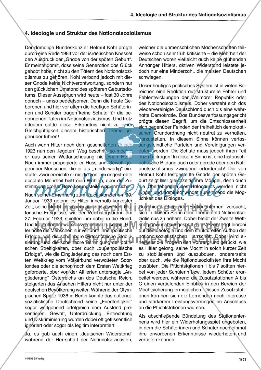 Ideologie und Struktur des Nationalsozialismus Preview 1