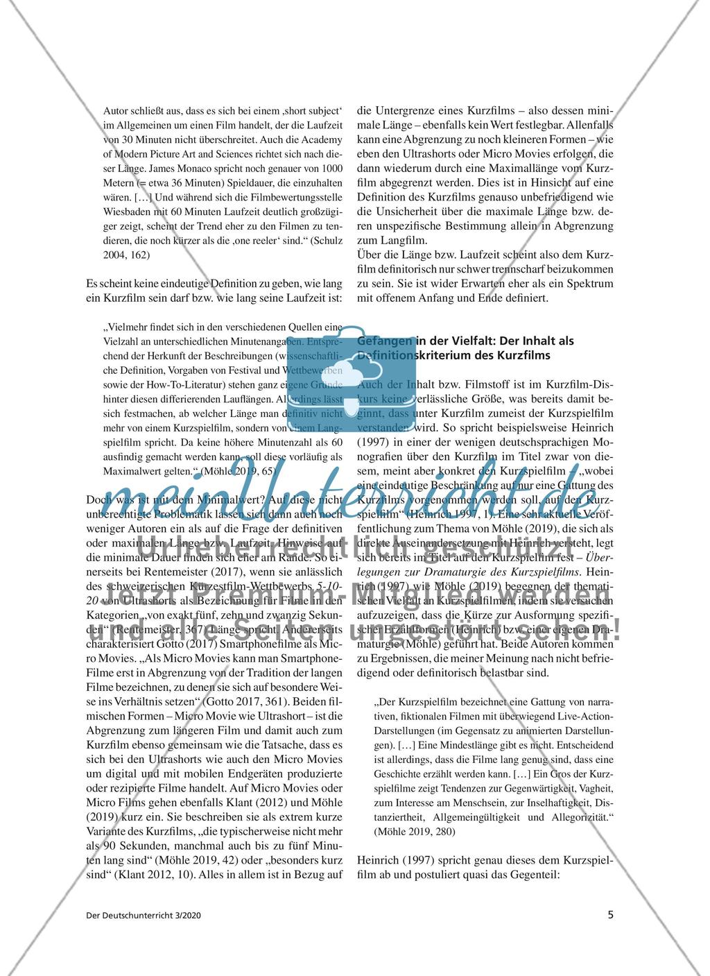 In der Kürze liegt die Würze Zur Bedeutung und Aktualität des kurzen