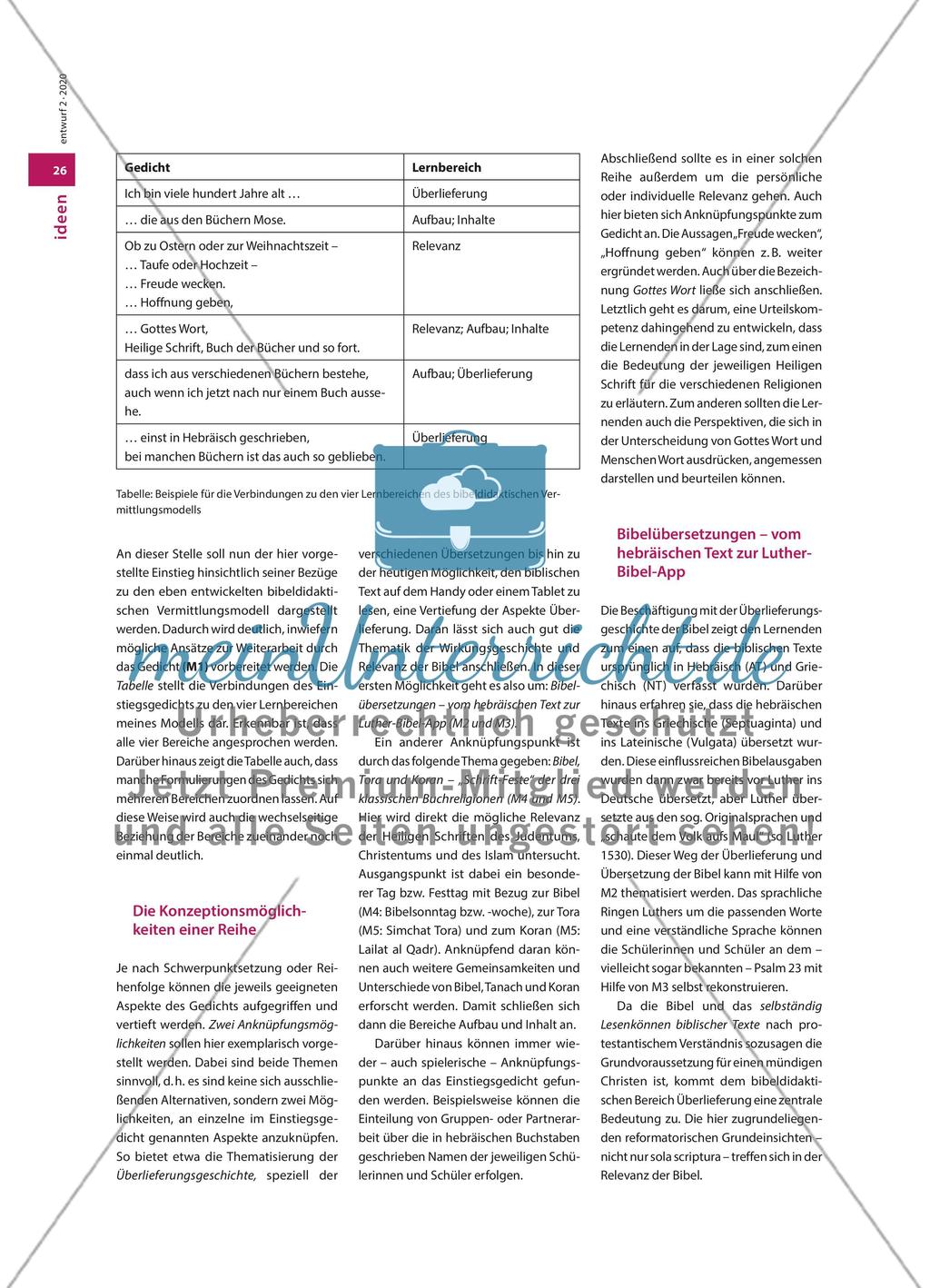 Lust auf Bibel und mehr - Wie können Freude und Interesse, sich mit der Bibel zu beschäftigen, geweckt werden? Preview 3