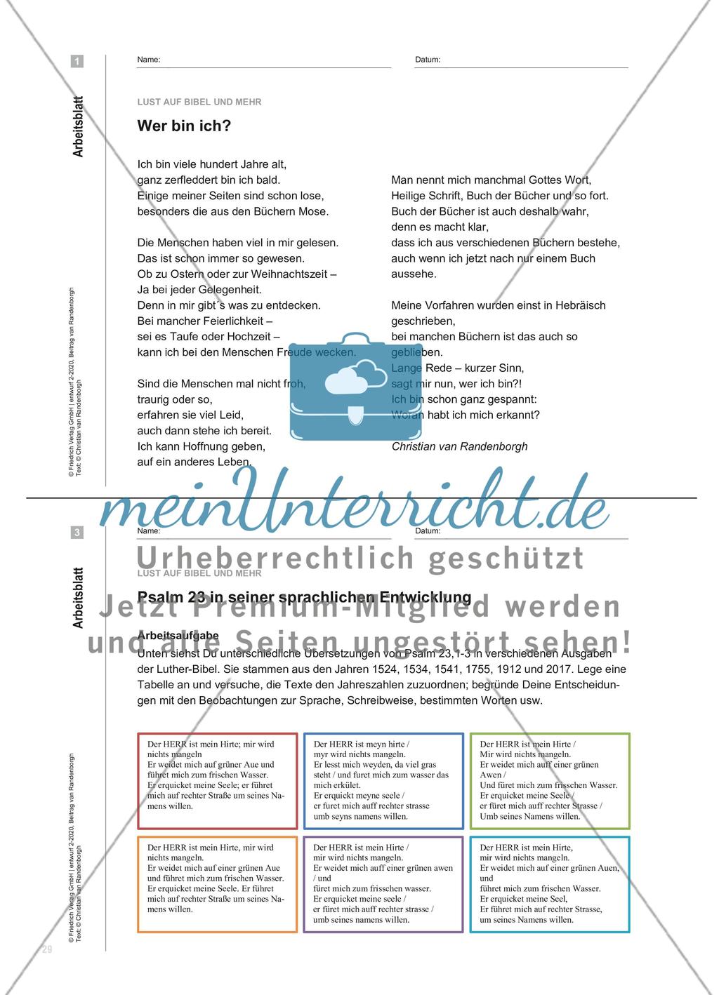 Lust auf Bibel und mehr - Wie können Freude und Interesse, sich mit der Bibel zu beschäftigen, geweckt werden? Preview 6