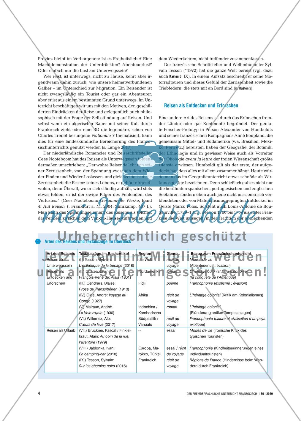 Partir en voyage - Reisen als Thema im Französischunterricht Preview 3
