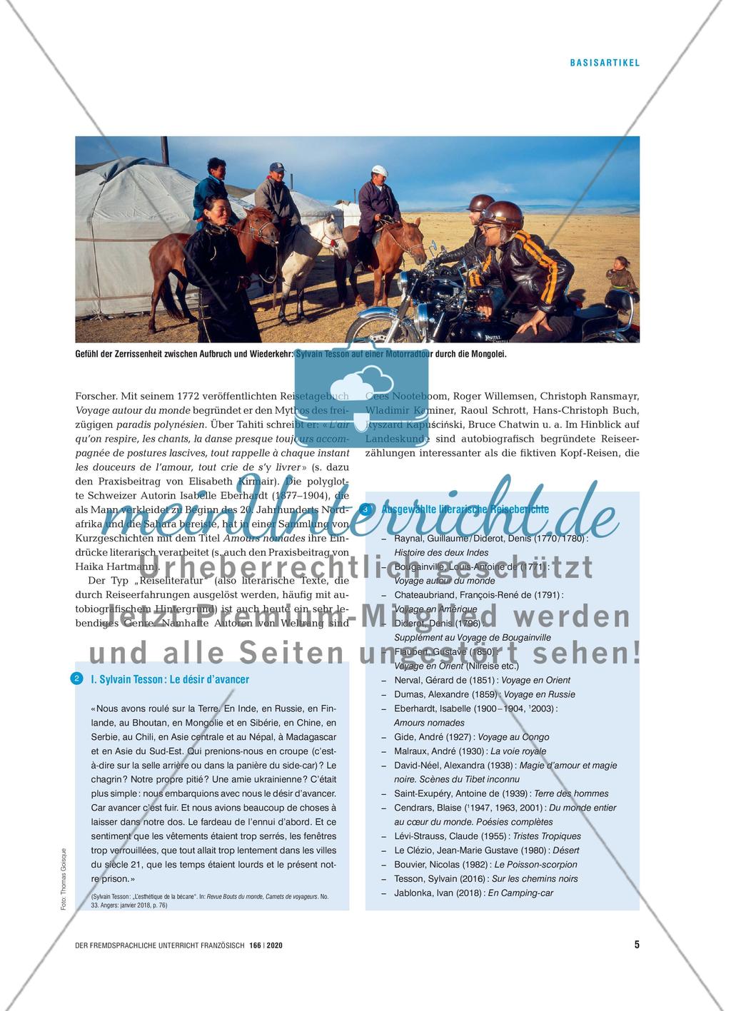 Partir en voyage - Reisen als Thema im Französischunterricht Preview 4