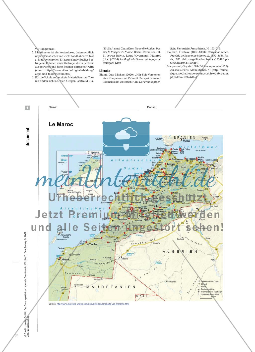 Bilder-Reise durch Marokko - Arbeit mit der Filmreportage Le Maroc vu du ciel Preview 4