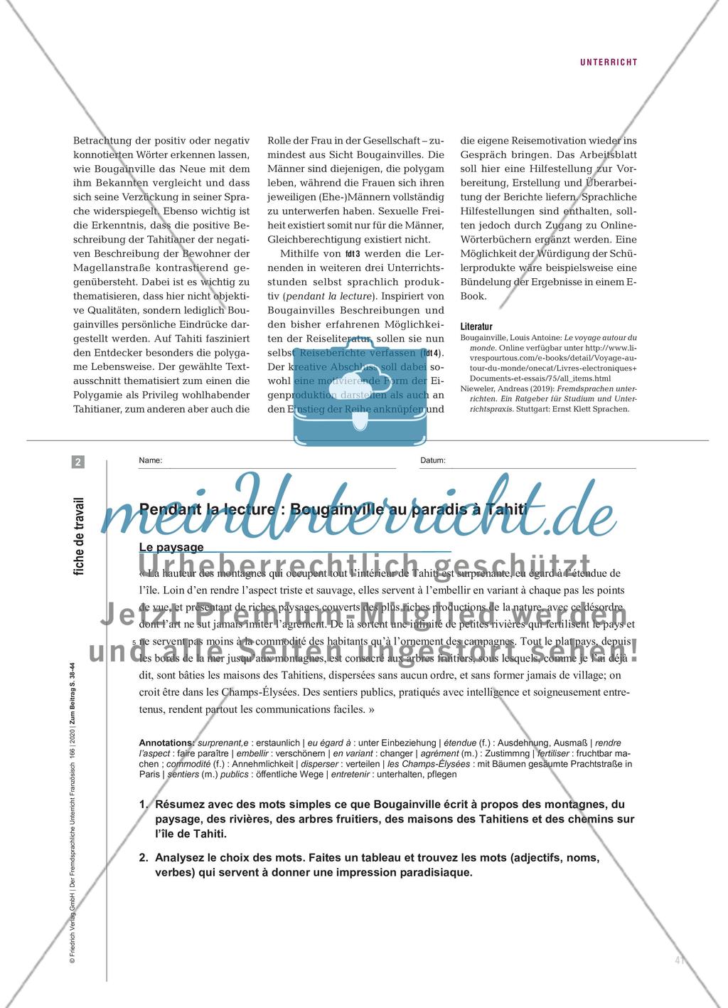 Land in Sicht! - Louis-Antoine de Bougainville entdeckt die Welt im 18. Jahrhundert Preview 4