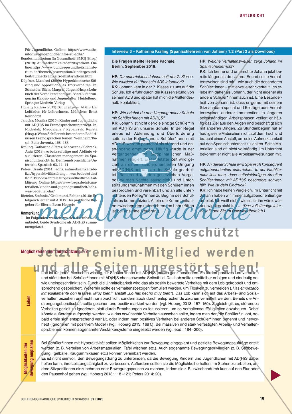 AD(H)S im Spanischunterricht Preview 6