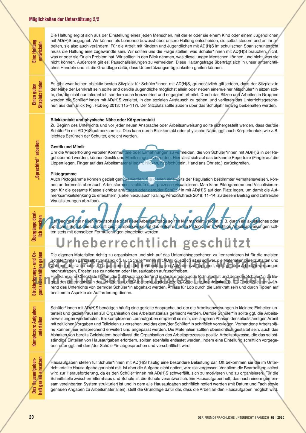 AD(H)S im Spanischunterricht Preview 7