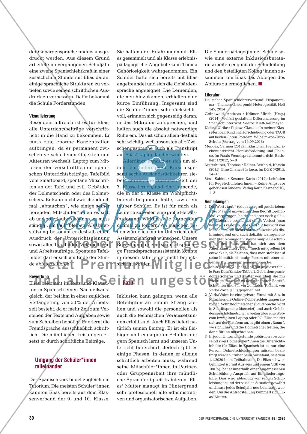 Spanisch lernen als tauber Schüler? Preview 3