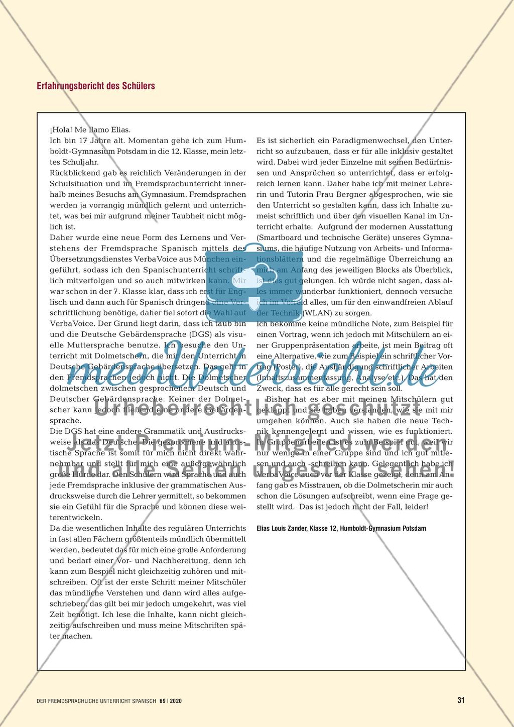 Spanisch lernen als tauber Schüler? Preview 4