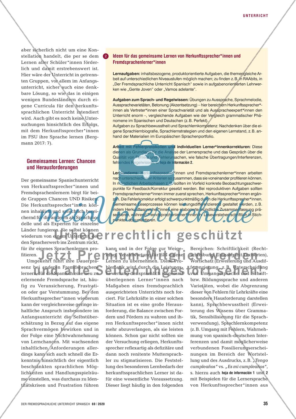 FSU Spanisch als Beitrag zur „balanced literacy“ für Herkunftssprecher*innen Preview 4