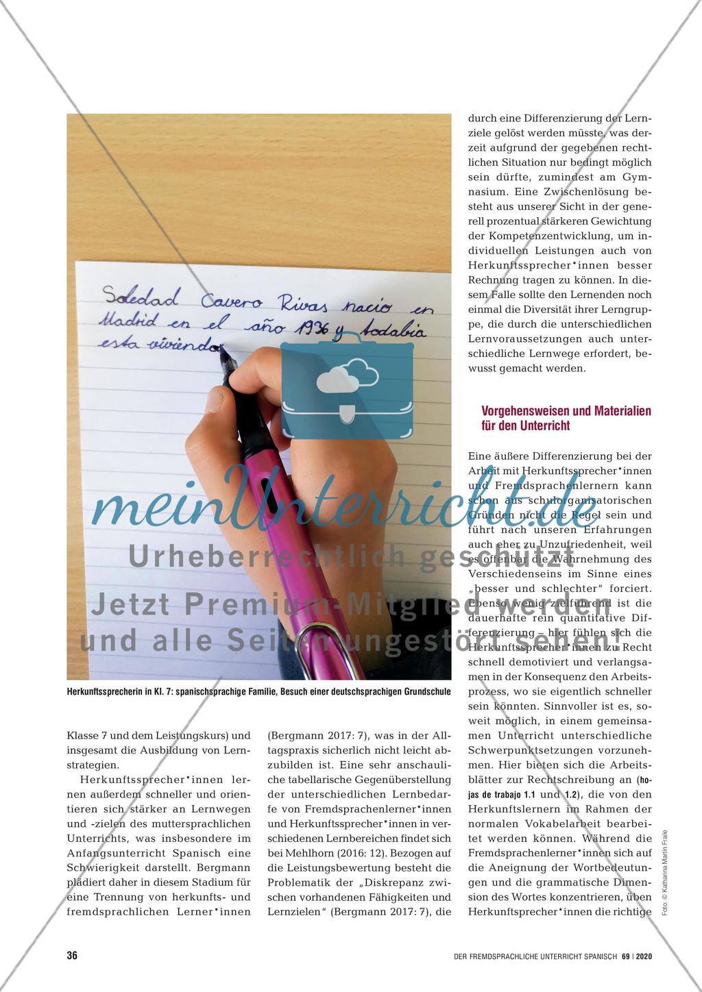 FSU Spanisch als Beitrag zur „balanced literacy“ für Herkunftssprecher*innen Preview 5