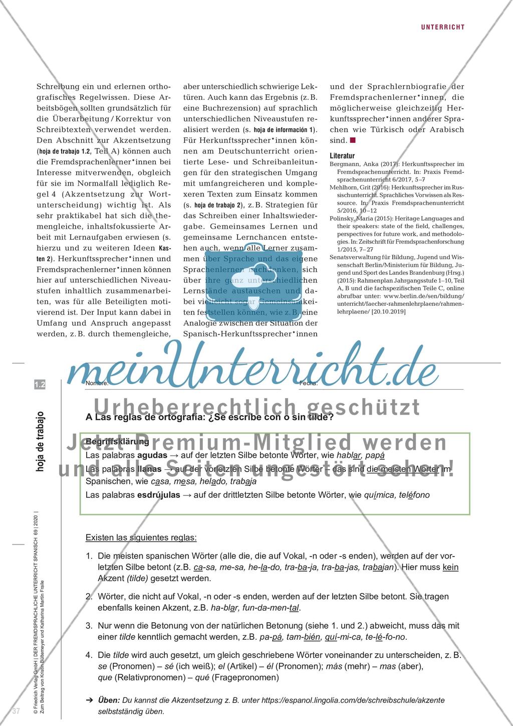 FSU Spanisch als Beitrag zur „balanced literacy“ für Herkunftssprecher*innen Preview 6