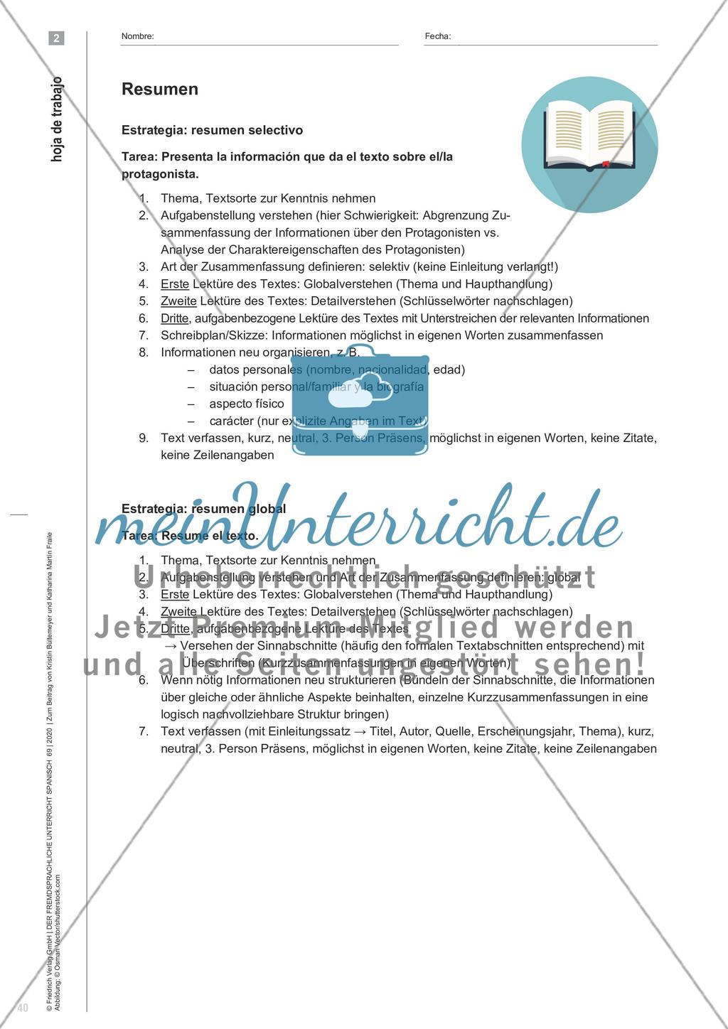 FSU Spanisch als Beitrag zur „balanced literacy“ für Herkunftssprecher*innen Preview 9