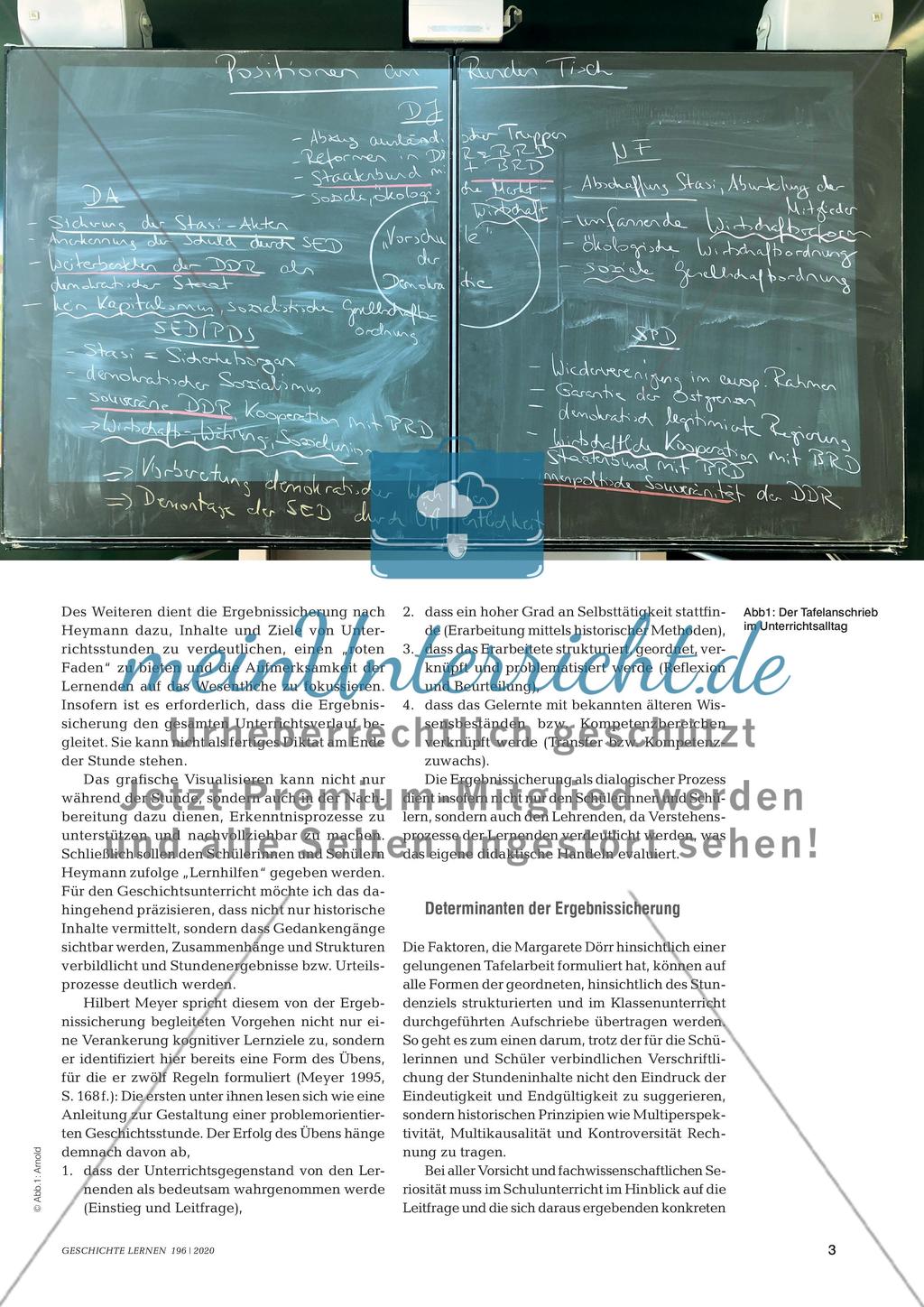 Zwischen Tafel und Tablet - Ergebnissicherung im Klassenunterricht Preview 2