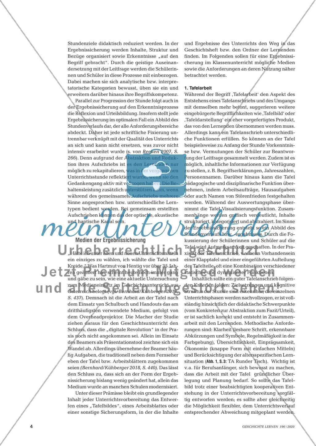 Zwischen Tafel und Tablet - Ergebnissicherung im Klassenunterricht Preview 3