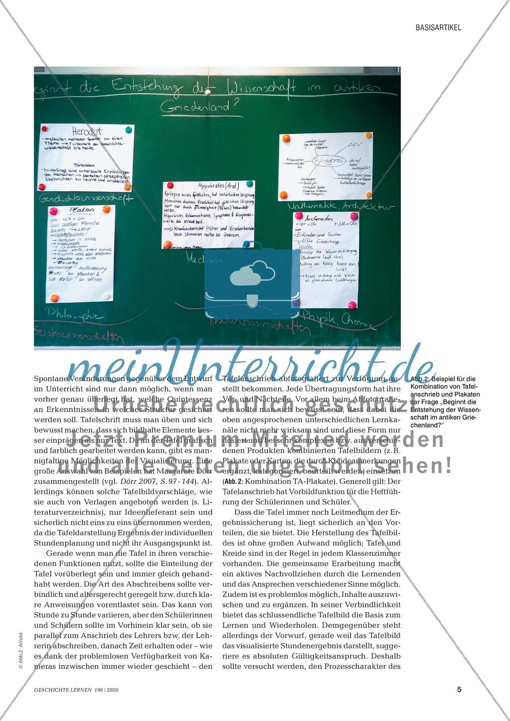 Zwischen Tafel und Tablet - Ergebnissicherung im Klassenunterricht Preview 4