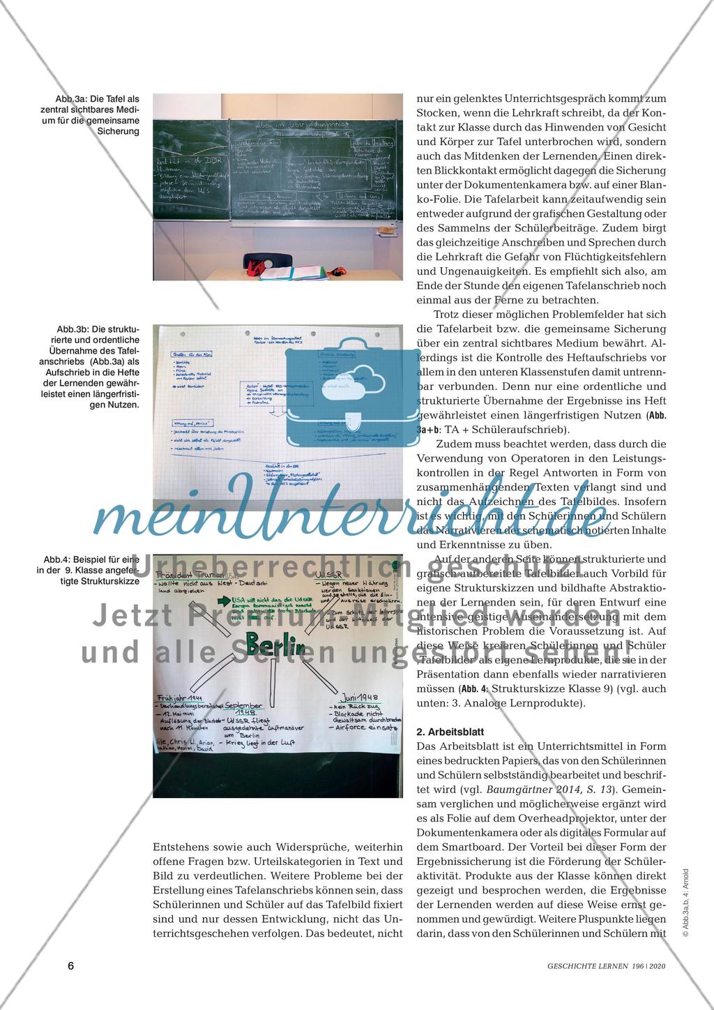 Zwischen Tafel und Tablet - Ergebnissicherung im Klassenunterricht Preview 5