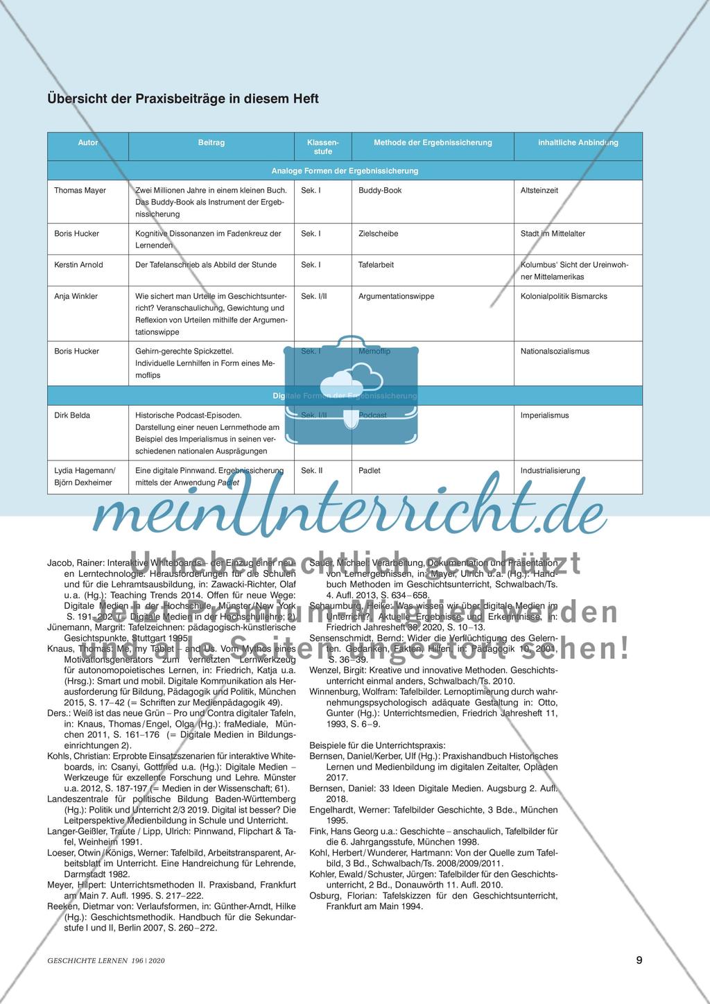 Zwischen Tafel und Tablet - Ergebnissicherung im Klassenunterricht Preview 8
