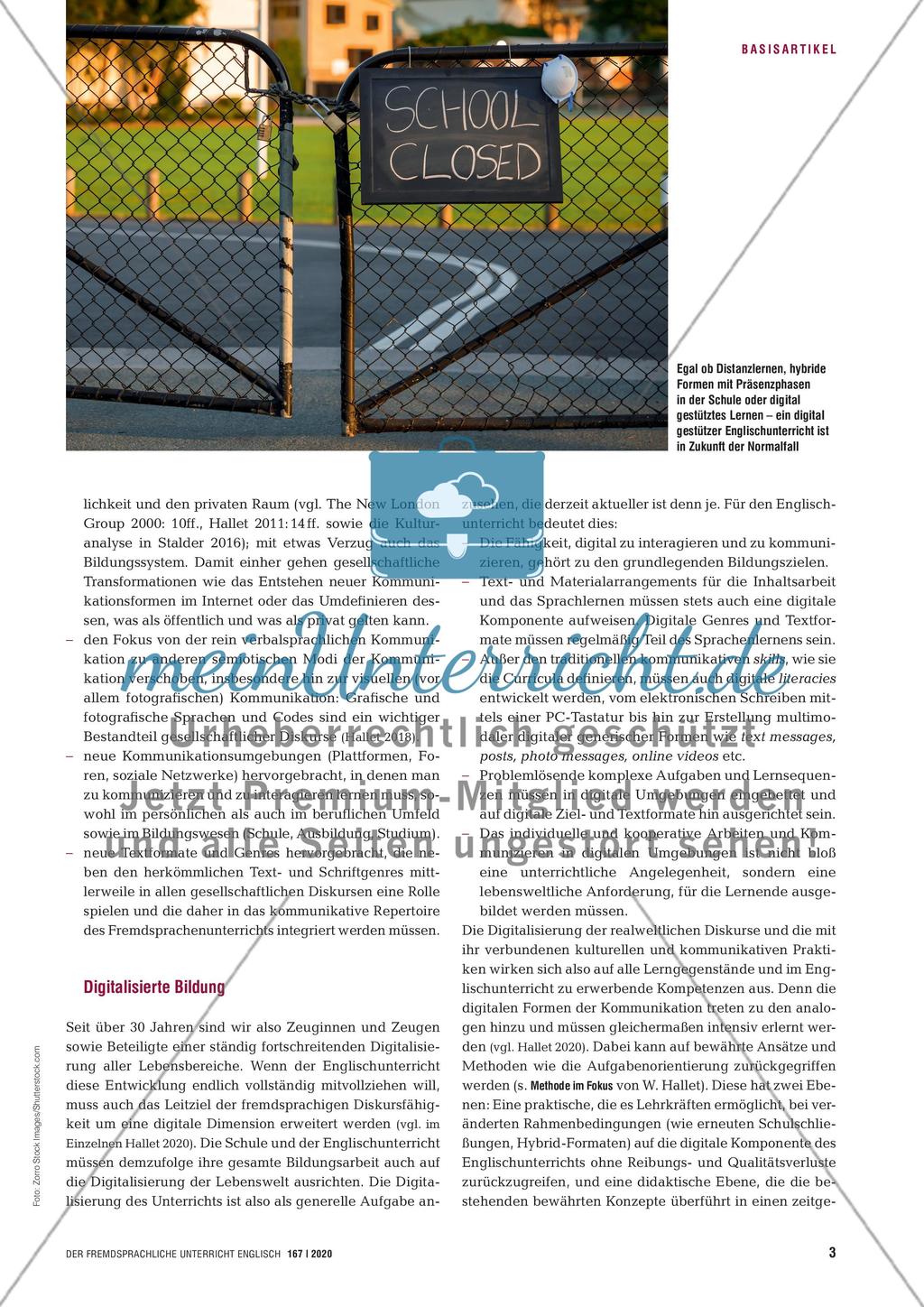 Digitales Englischlernen im Distanz- und Präsenzunterricht Preview 2