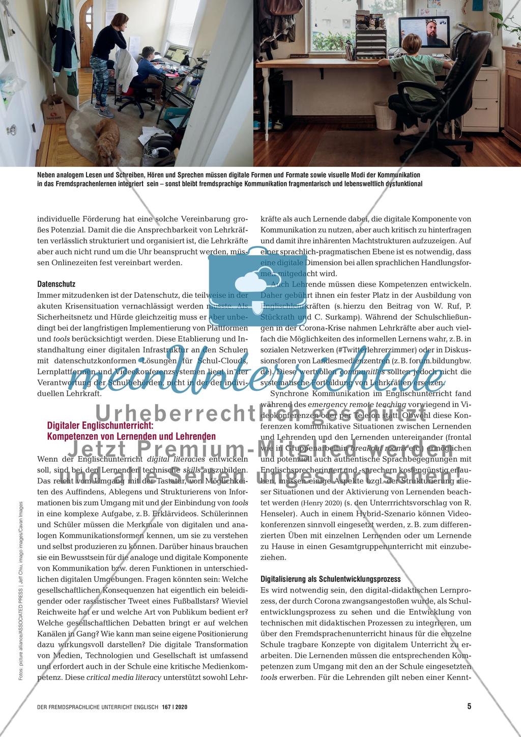 Digitales Englischlernen im Distanz- und Präsenzunterricht Preview 4