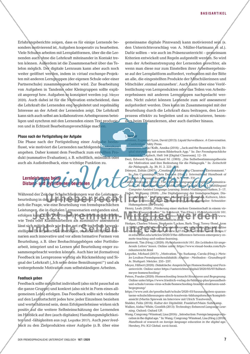Digitales Englischlernen im Distanz- und Präsenzunterricht Preview 6