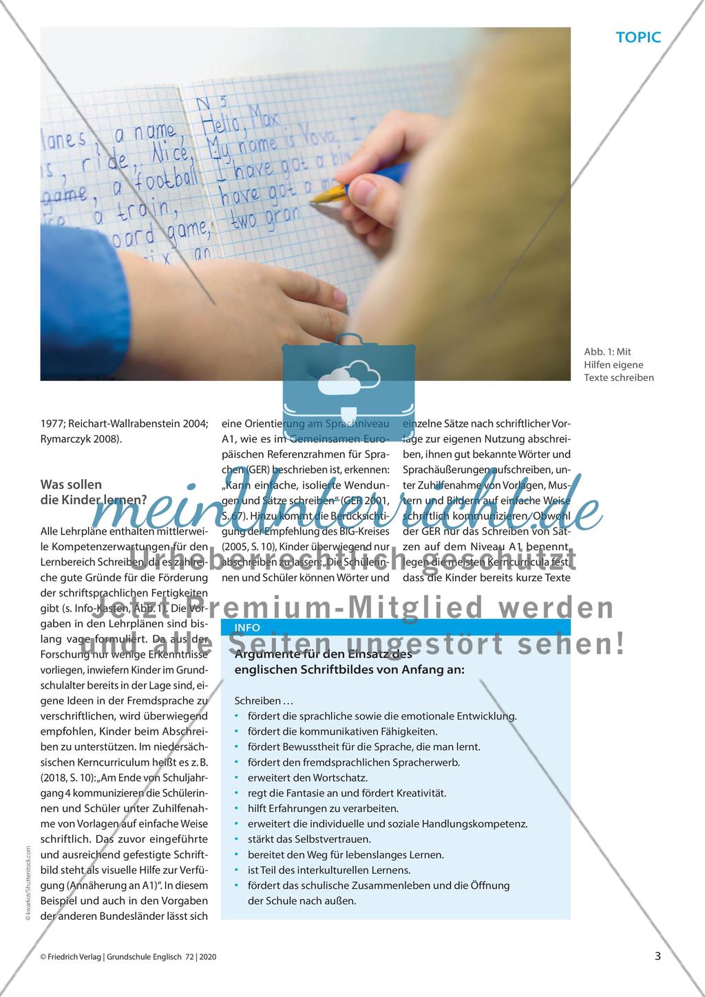 “No matter what – keep that hand moving.” - Schreiben im Englischunterricht der Grundschule Preview 2