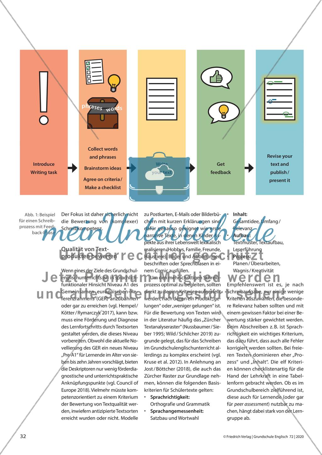 Feedback on writing – writing for learning: Rückmeldungen zu Schreibprodukten geben Preview 2