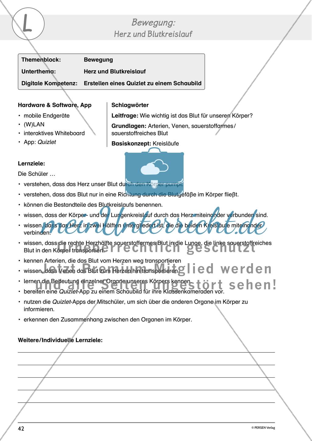 Digitaler Unterricht: Biologie - Teil 3 Preview 1