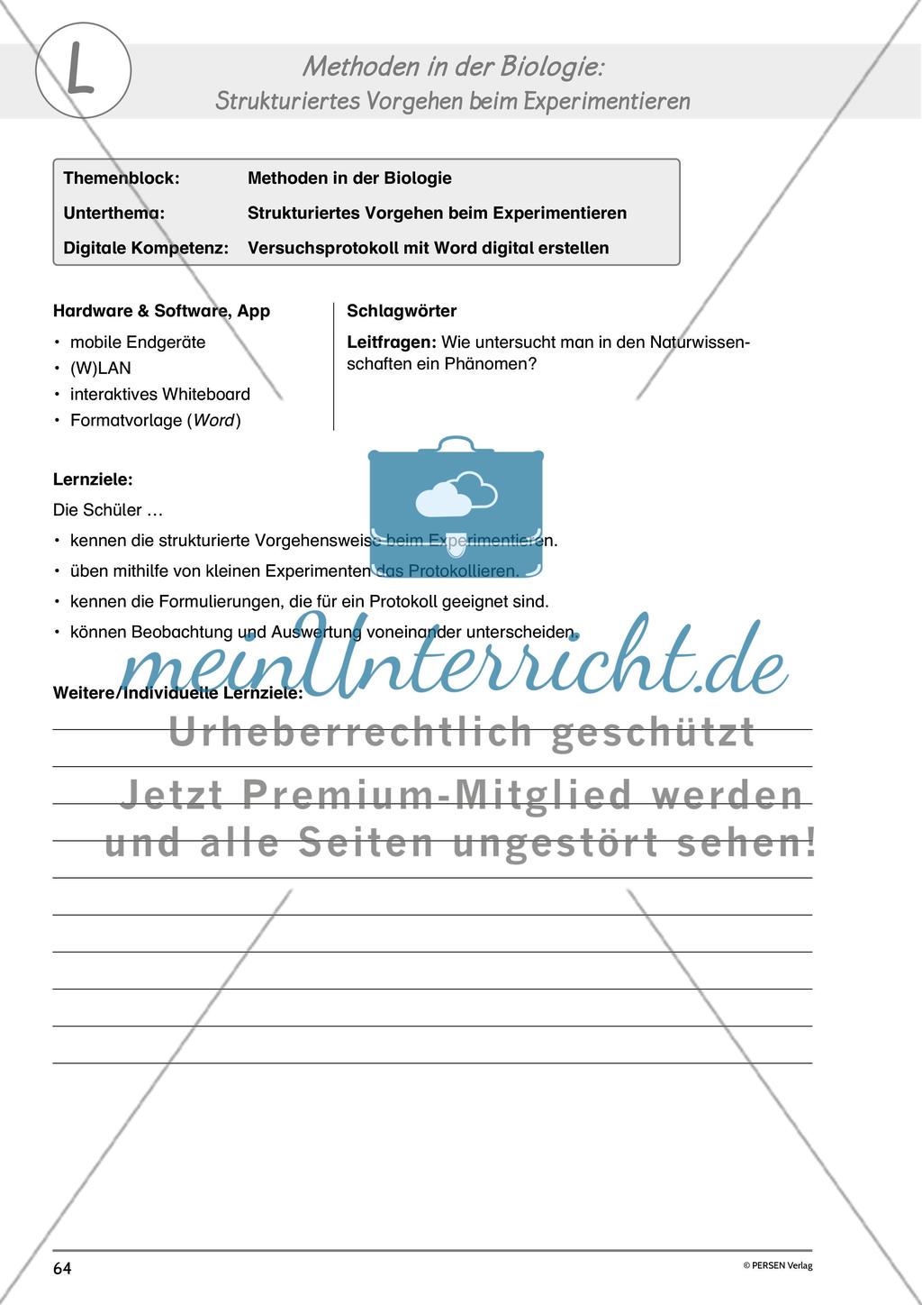 Digitaler Unterricht: Biologie - Teil 4 Preview 10