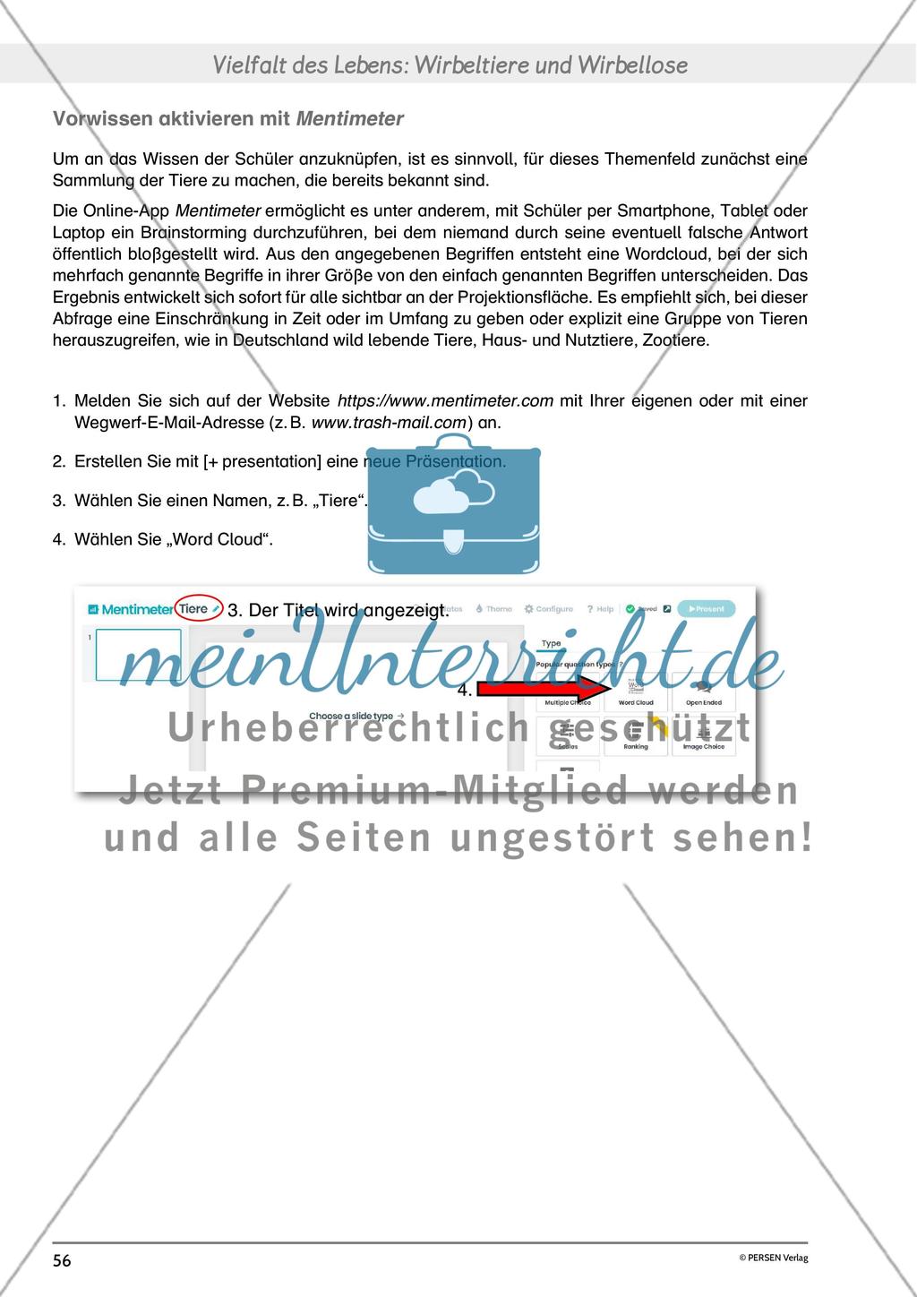 Digitaler Unterricht: Biologie - Teil 4 Preview 2