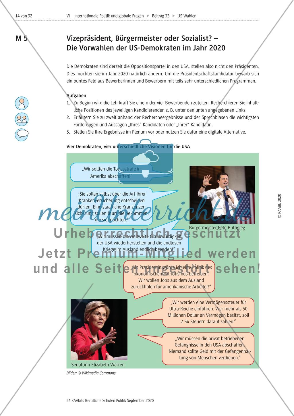 Die US-Präsidentschaftswahlen 2020 Preview 14