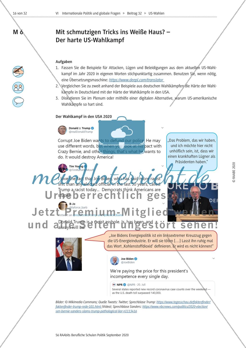 Die US-Präsidentschaftswahlen 2020 Preview 16
